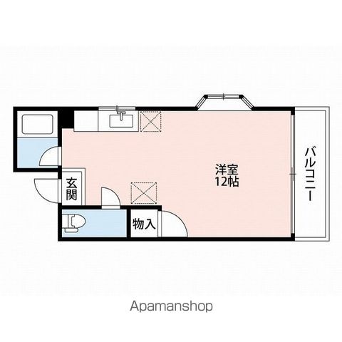 ハイツVの間取り写真