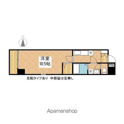 アメニティ栄[1K/32.52m2]の間取図
