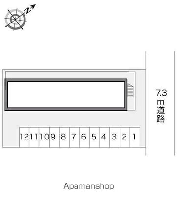 レオパレスａｙｅ．Ⅱ[1K/23.18m2]の配置図
