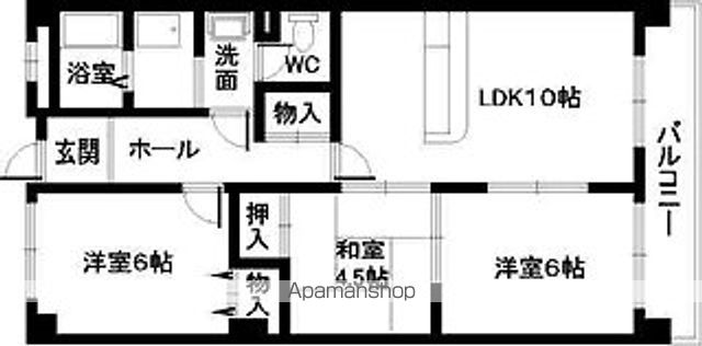 グランディール東山の間取り写真