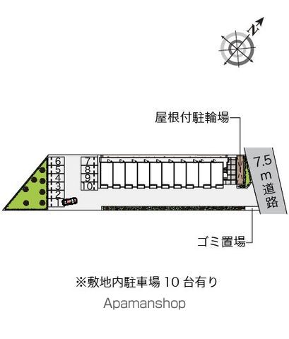 ミランダインゼルガーデン 108 ｜ 千葉県柏市豊四季618-1（賃貸アパート1R・1階・25.39㎡） その11