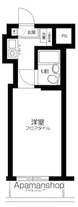 トップ三軒茶屋第４[1R/16m2]の間取図