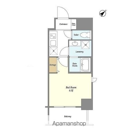 CRANE COURT TSURUMIの間取り写真