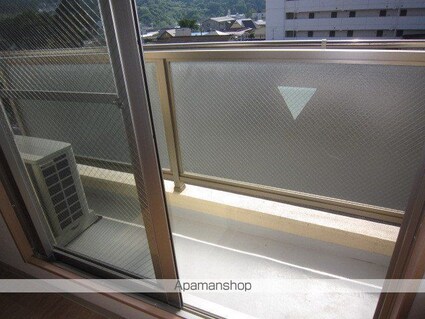 ピュールブラン[1R/23.3m2]のバルコニー