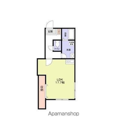 メゾンドフィナンシェ[1R/35.1m2]の間取図