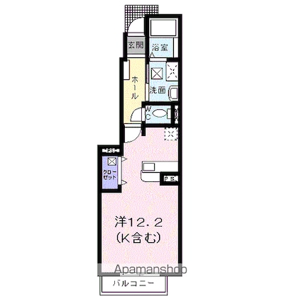 ネオハイムＣ[1R/33.15m2]の間取図