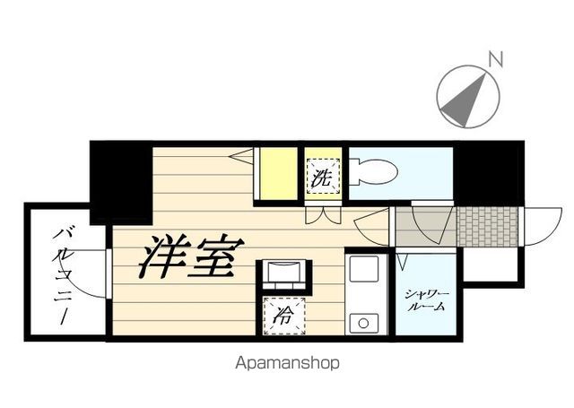 福岡市中央区清川のマンションの間取り