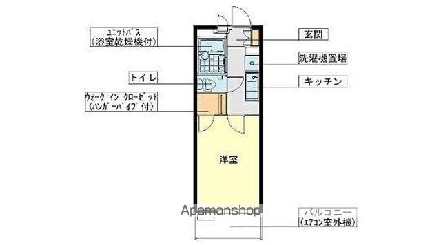 レオパレスグランドールの間取り写真