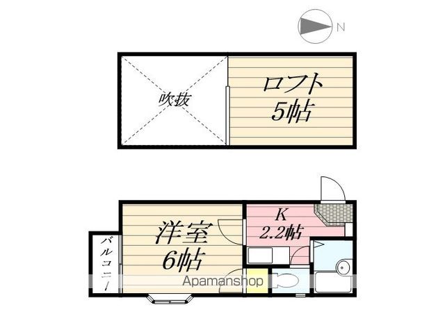 フレール姪浜の間取り写真