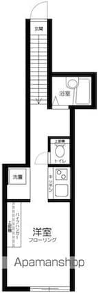 マルティプレックス要町[1K/21.12m2]の間取図