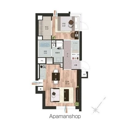 デュオメゾン渋谷松濤[1LDK/40.27m2]のその他内装