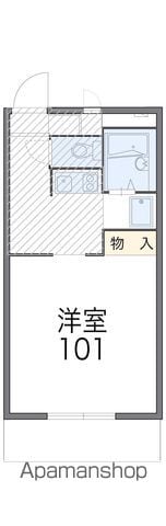 レオパレスKUBOTAの間取り写真