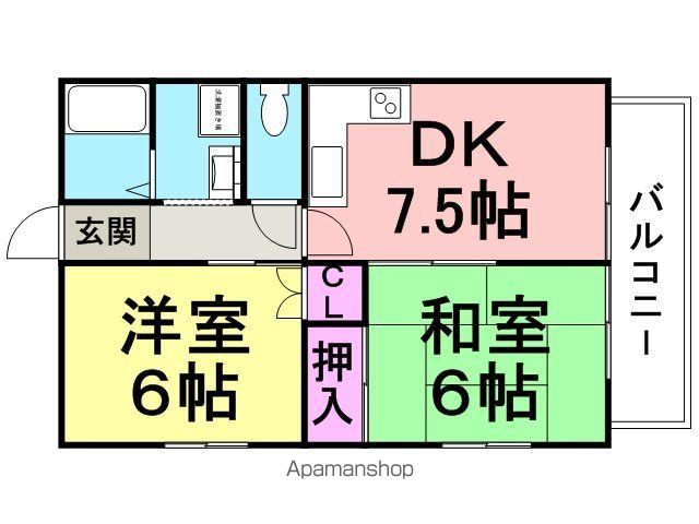 メゾン松葉の間取り写真