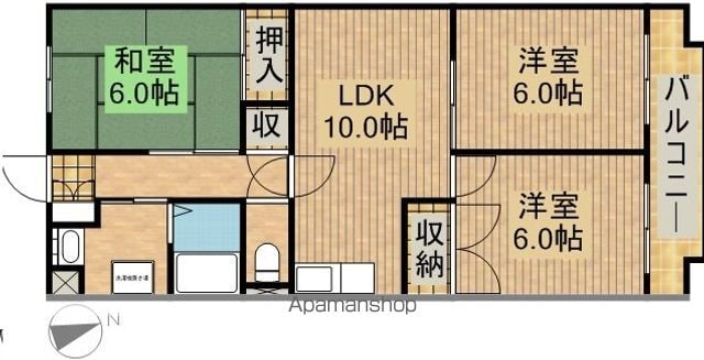 マンション大松IIの間取り写真