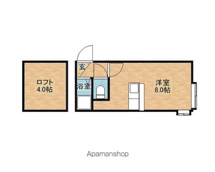 ＡＭＳスイート３５Ａ[1R/23.1m2]の間取図