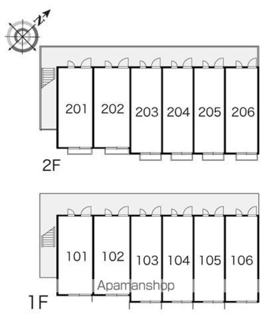 レオパレスカームＹＯＳＨＩＤＡ[1K/20.28m2]の内装2