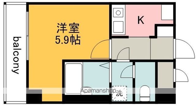 ヴィレッジヒル宮西の間取り写真