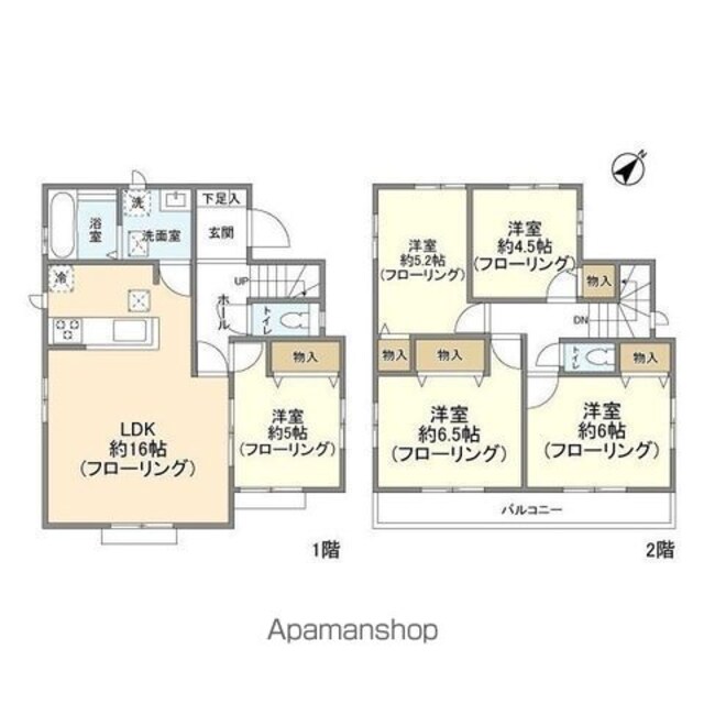 Ｋｏｌｅｔ八王子恩方０２[5LDK/100.19m2]の間取図