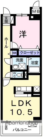 ラフィーネ東野の間取り写真