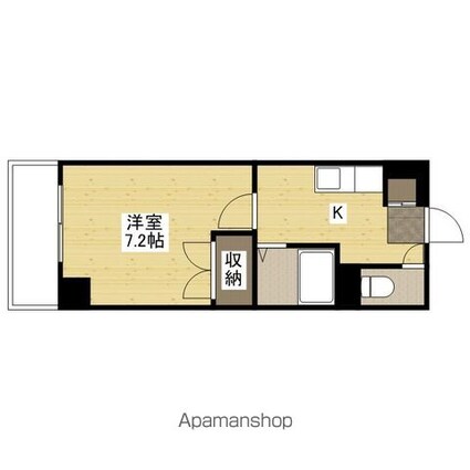 ＣＬＳビル[1K/23.27m2]の間取図