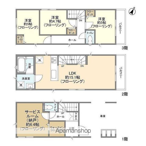 【ＫＯＬＥＴ中浦和０７の間取り】