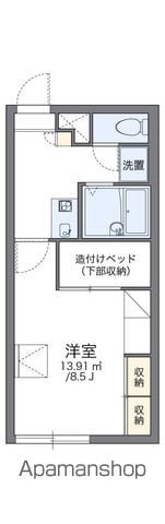 レオパレスフローラの間取り写真