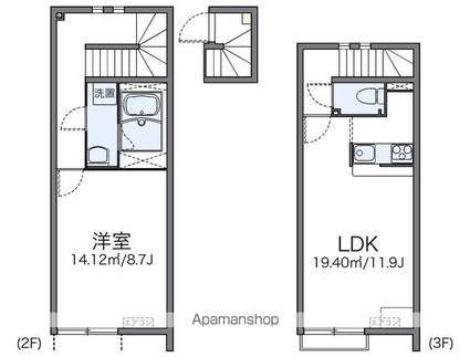 レオネクスト成宗[1LDK/52.87m2]の間取図