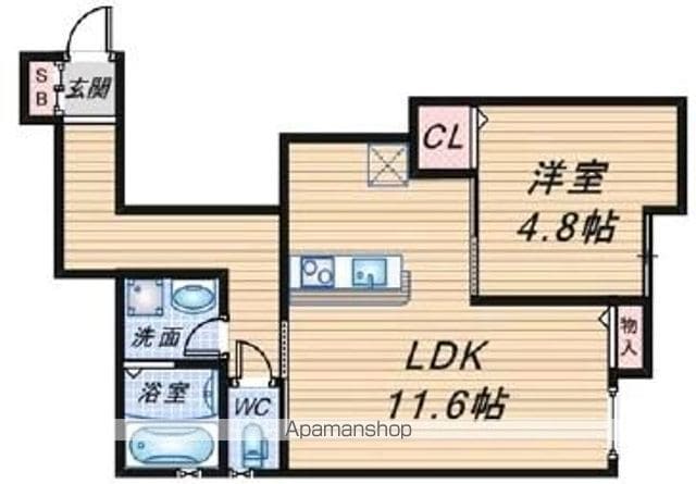 COMFORT FLATS曽根東町の間取り写真