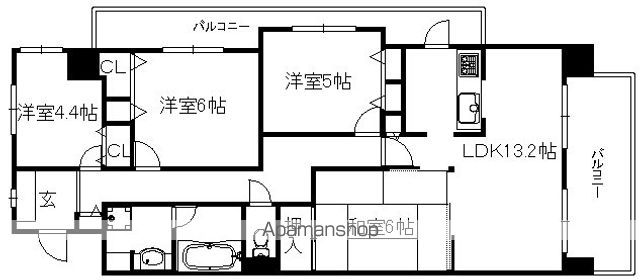 ソルプラーサ堺の間取り写真