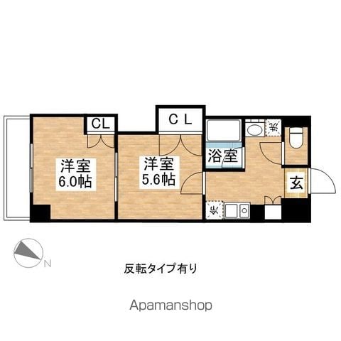 レジデンスカープ名古屋の間取り写真