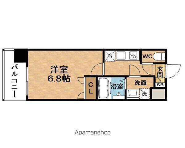 LIVEFLATTSUKAMOTOの間取り写真