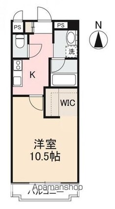 ＣＲＥＡ[1K/35m2]の間取図