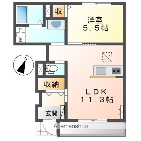 WEST HOUSEの間取り写真