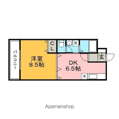 クラウンⅡ津福の間取り