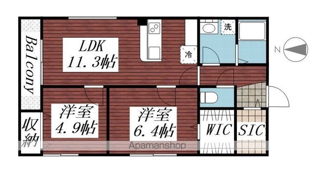 ISLA綱町の間取り写真