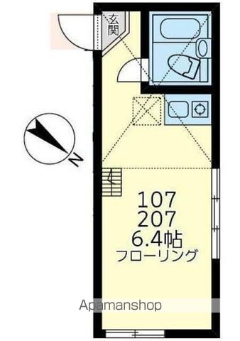 【ユナイトステージ井土ヶ谷　弐番館の間取り】