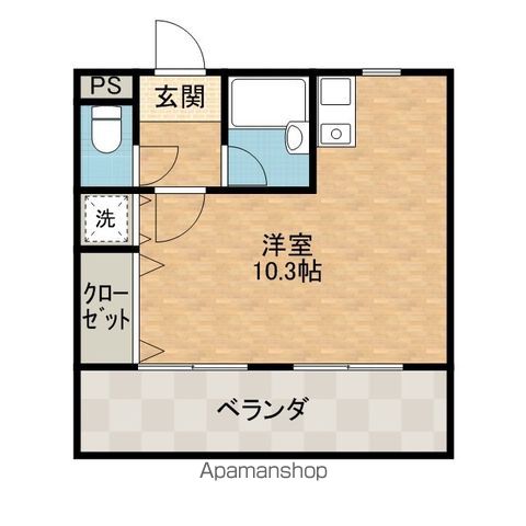 ジュネス別府の間取り写真