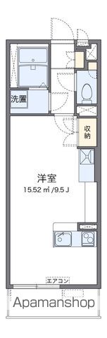 ミランダＣＯＵＲＴ　恋ヶ窪[1R/27.8m2]の間取図