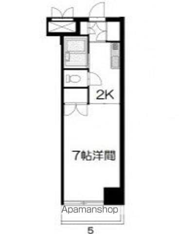 ルミネ東白島の間取り写真