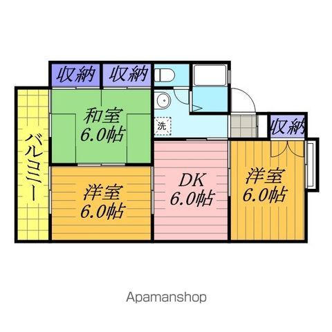 グリシーヌ藤崎IIIの間取り写真