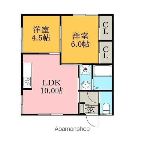 第2富樫マンションの間取り写真