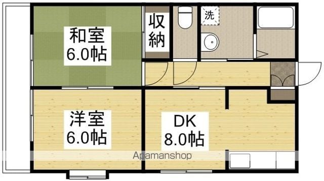 リバティ安原IIの間取り写真