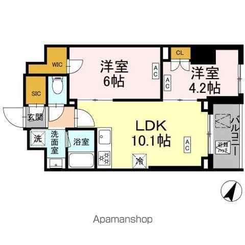 ロイジェント戸越銀座の間取り写真
