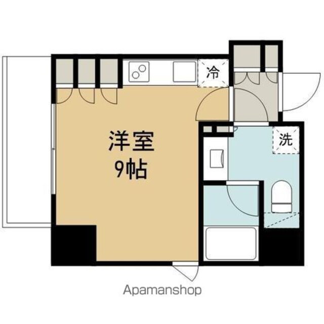 パークアクシス秋葉原Ｅａｓｔ[1R/26.03m2]の間取図