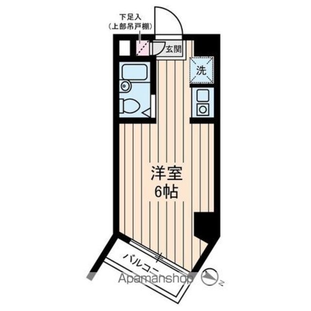 ＲＩＣＫ砧公園[1R/16m2]の間取図