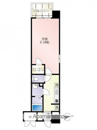第３２友建ビル[1K/28.55m2]の間取図
