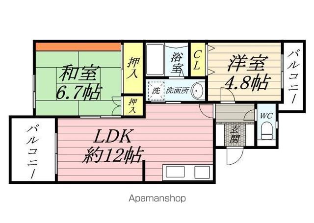 アーニスの間取り写真