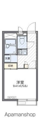 レオパレスＫＩＭＩＳＵＮ[1K/20.28m2]の間取図