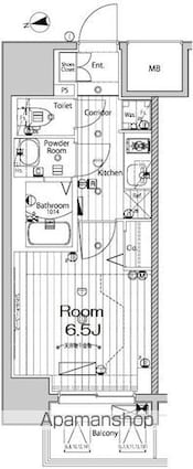 メイクス今池ＰＲＩＭＥ[1K/24.31m2]の間取図