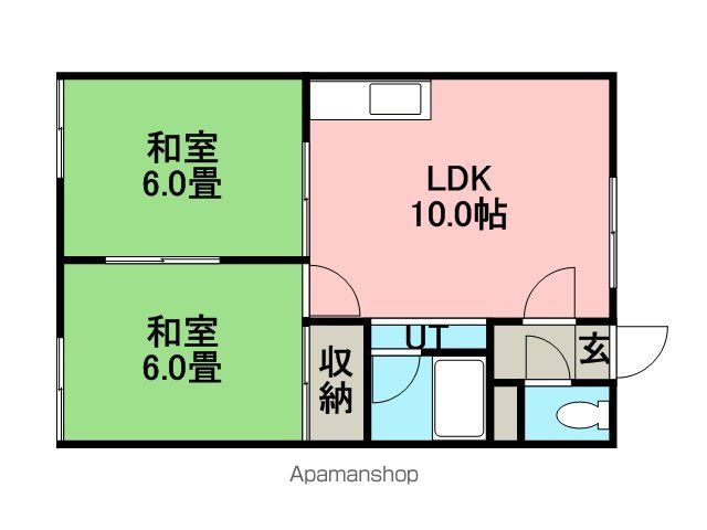 ハイツパークサイドの間取り写真